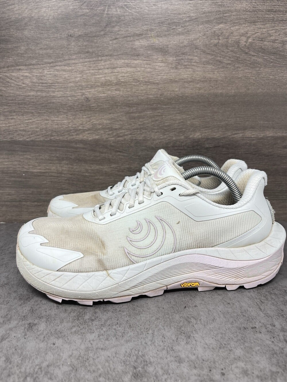 Topo Athletic MTN Racer 4 Trail Running Shoes Grey Purple Women’s Size 10